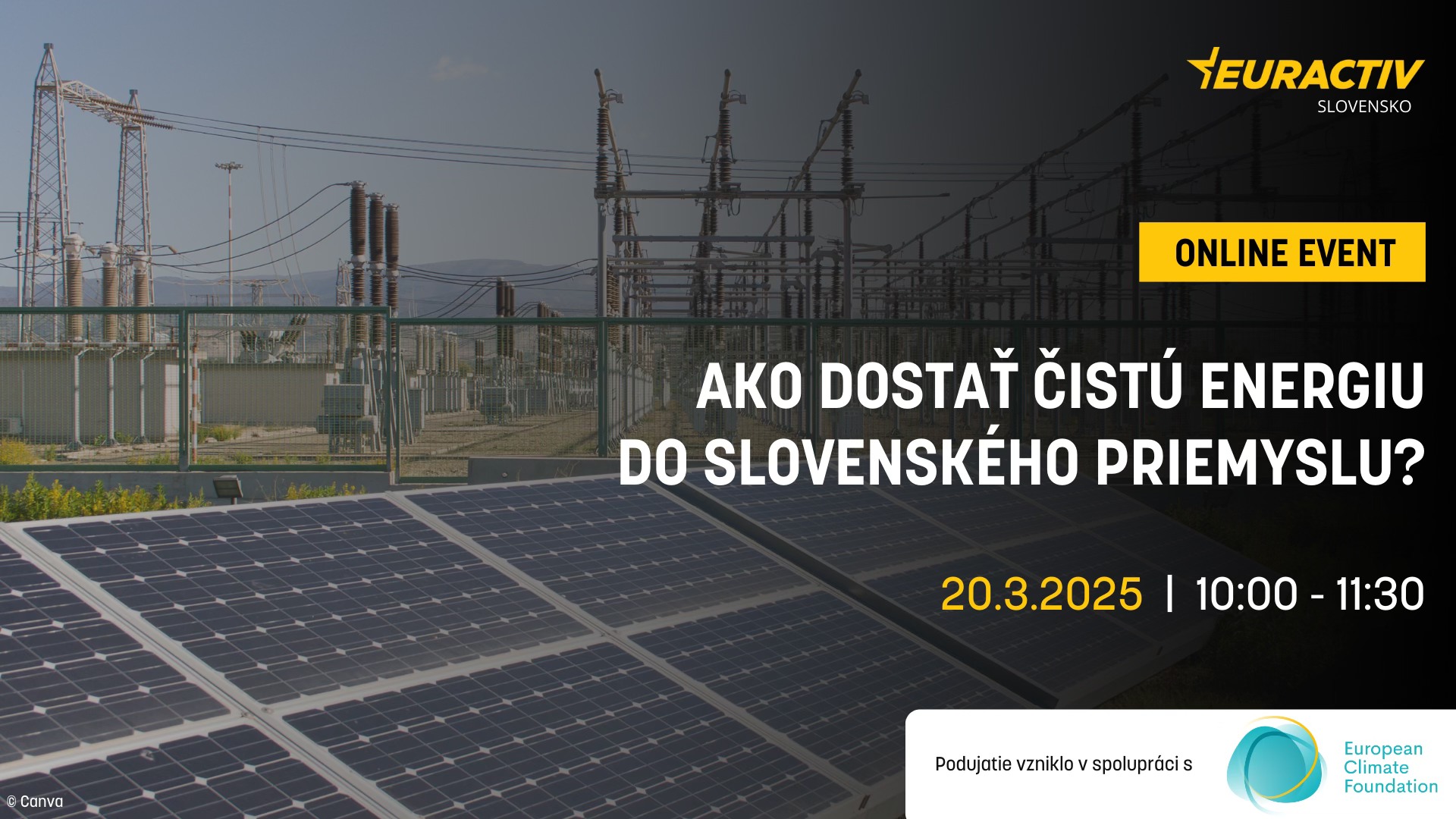 Ako dostať čistú energiu do slovenského priemyslu?