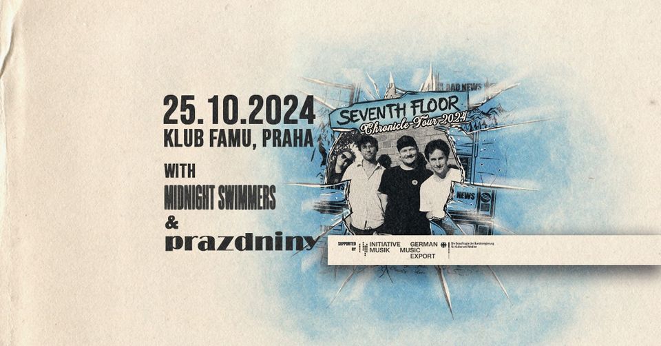 Seventh Floor Chronicle Tour w/ MIDNIGHT SWIMMERS & PRAZDNINY
