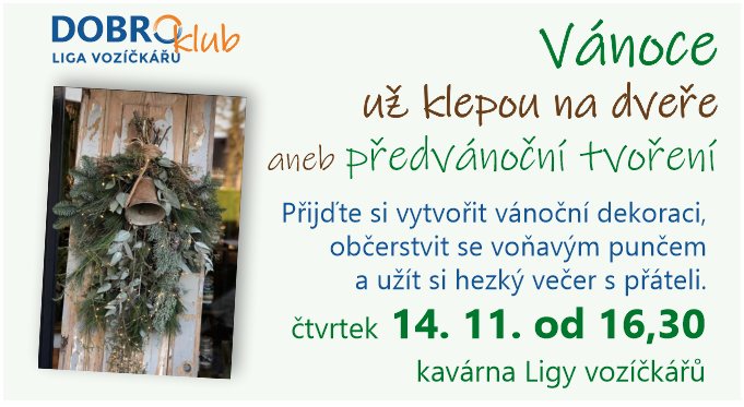 DOBROklub Předvánoční tvoření štěstí