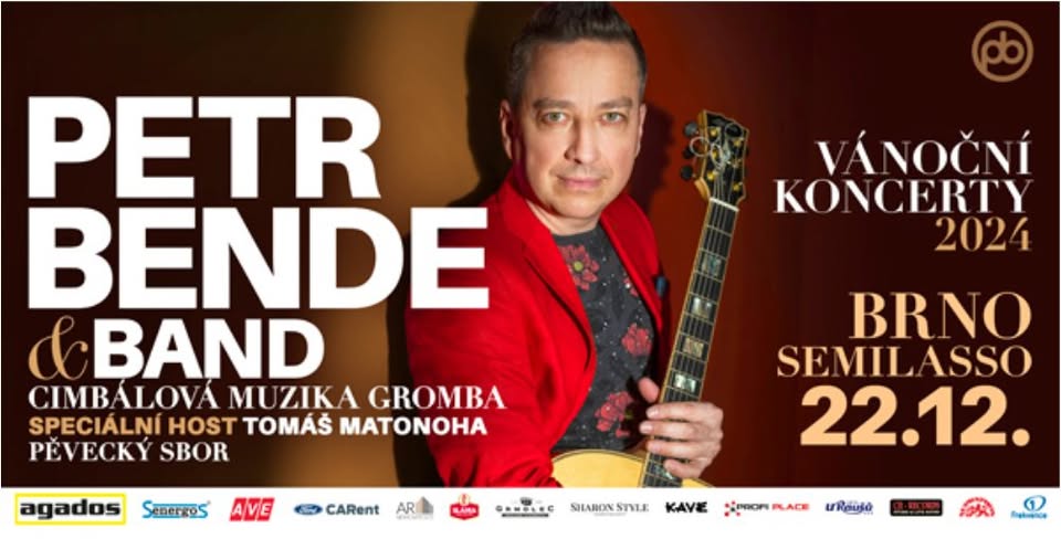 Brno - Vánoční koncert - Petr Bende band & cimbálová muzika - host Tomáš Matonoha