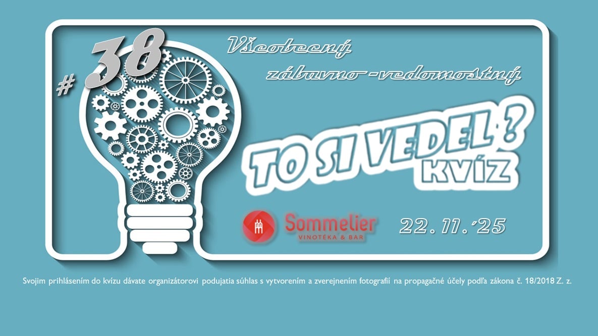 TO SI VEDEL? kvíz v Sommelieri