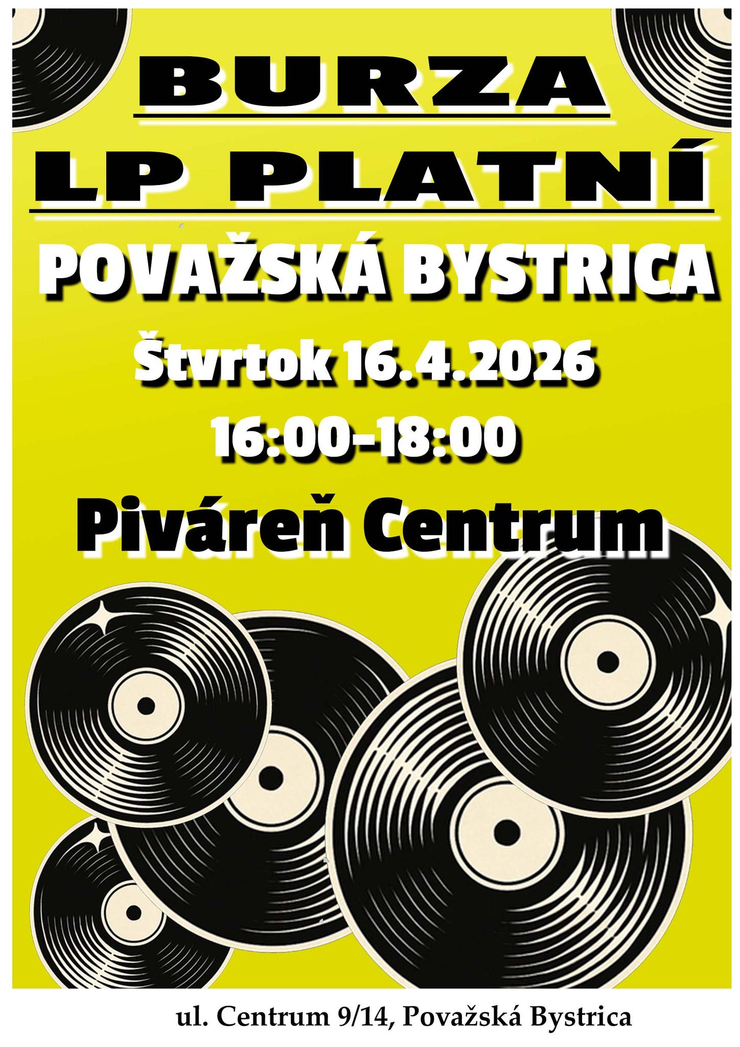 Burza LP platní Považská Bystrica