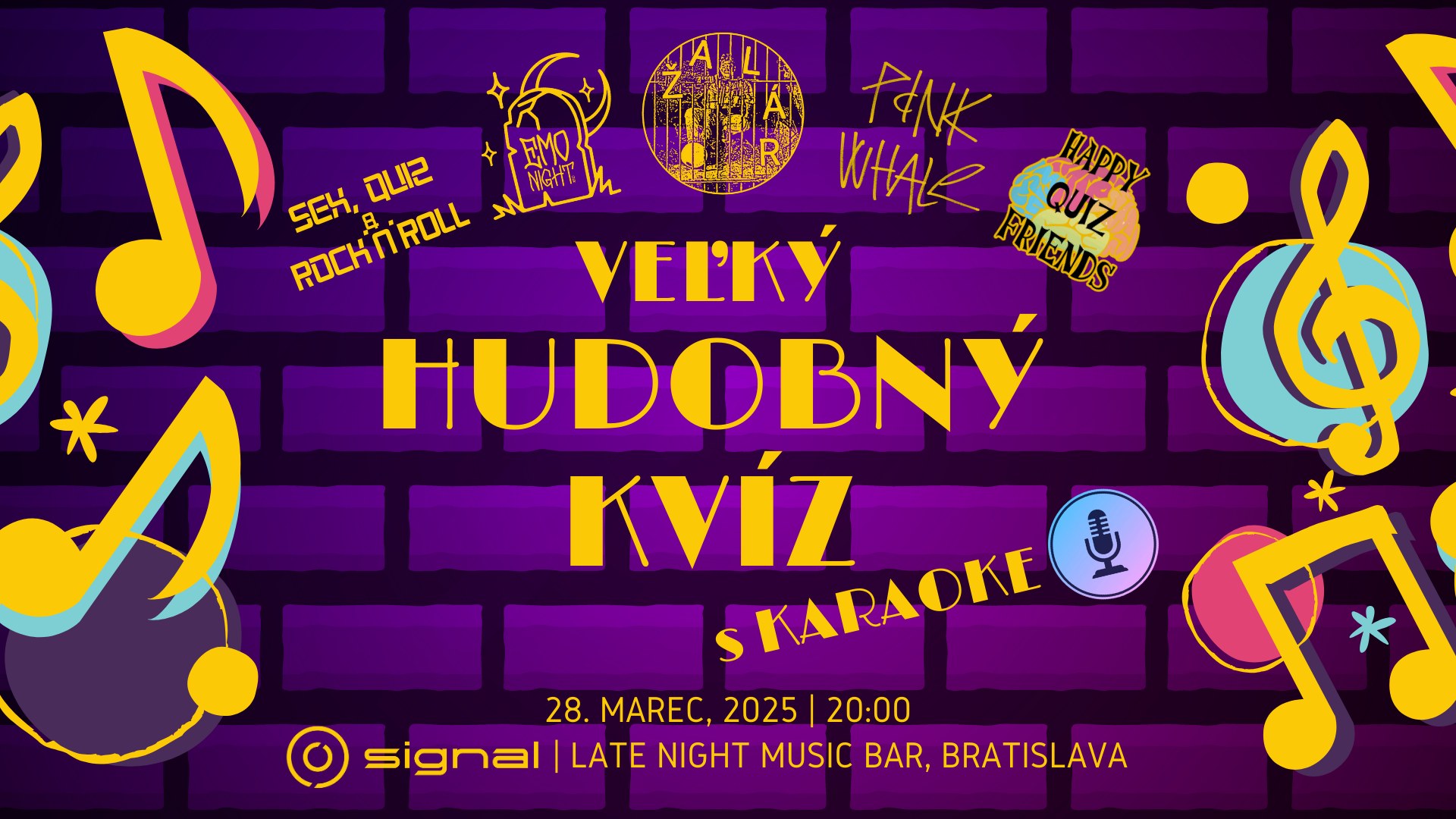 VEĽKÝ HUDOBNÝ KVÍZ s karaoke v Signali
