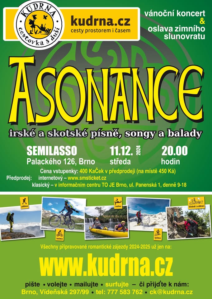 ASONANCE + prodej i křest alba MALCOLM, SYN DONNCHADŮV (posledních 30 lístků)