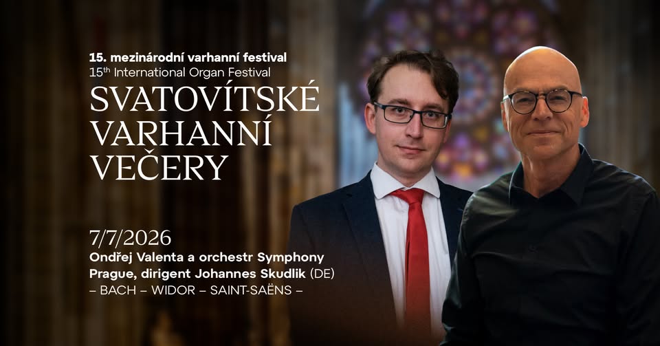 Ondřej Valenta a orchestr Symphony Prague, dirigent Johannes Skudlik (DE) – BACH – WIDOR – SAINT-SAË