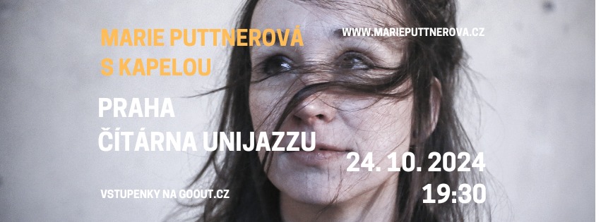 Marie Puttnerová s kapelou v Čítárně Unijazz - Praha