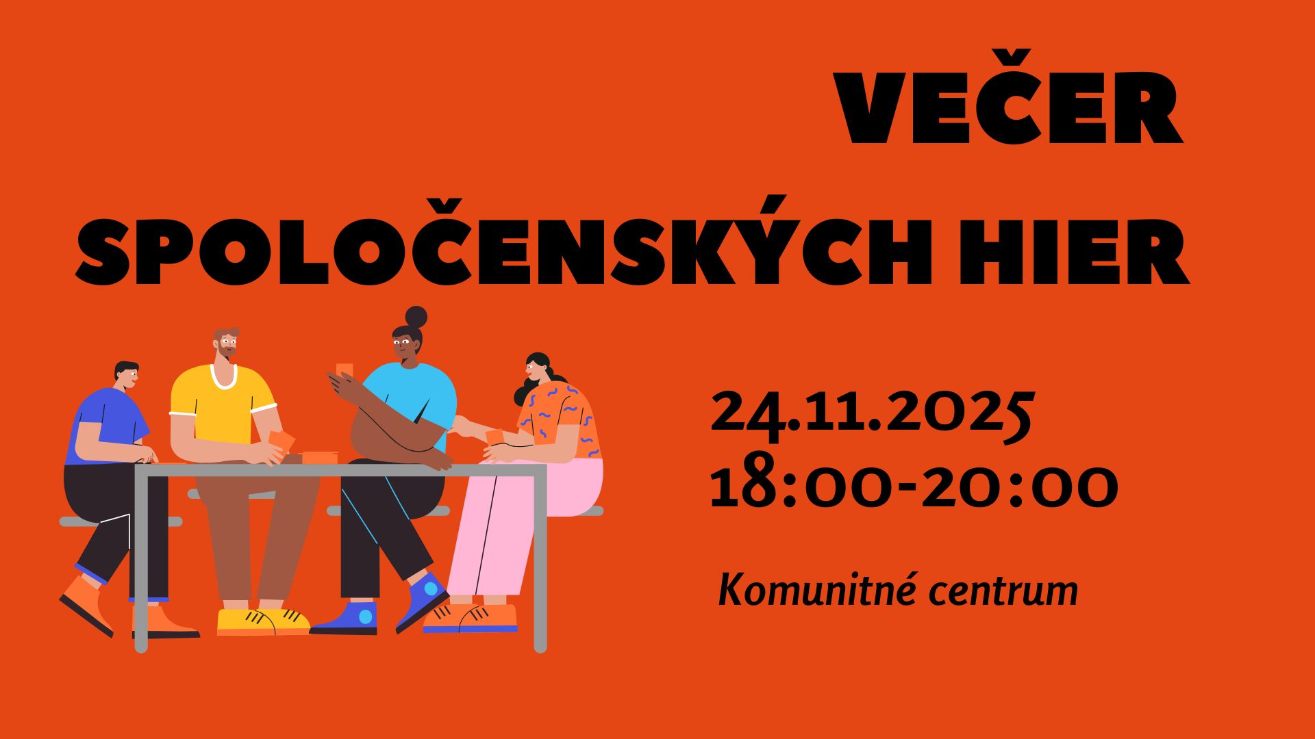 Večer spoločenských hier & Lamačské pletky