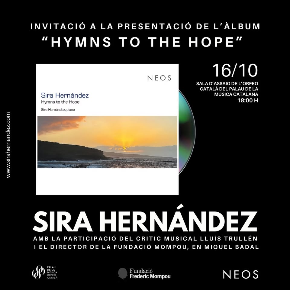 Presentation of the Hymns to the Hope album at the Palau de la Música in Barcelona