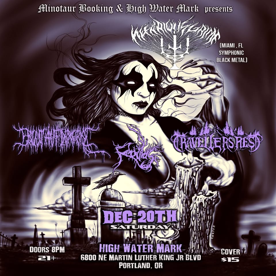 Minotaur Booking presents: NEFARIOUS GRIME W/Blut Auf Dem Eis, Redivivus & Traveler's Rest