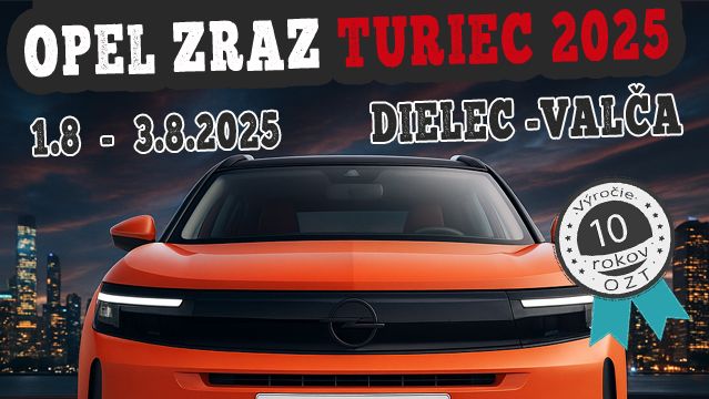 OPEL ZRAZ TURIEC 2025
