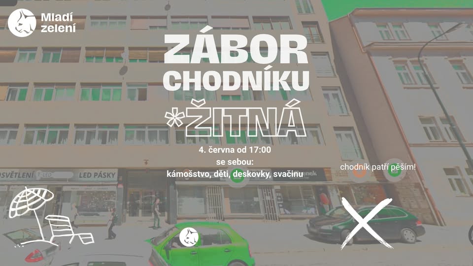Zábor chodníku - Žitná