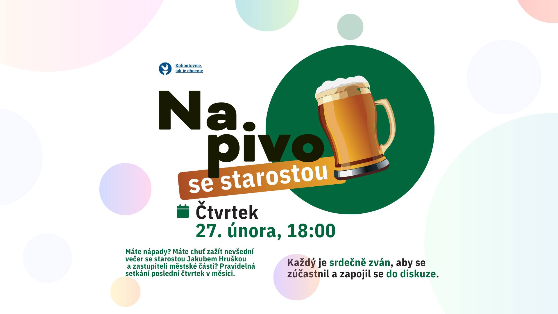 Na pivo se starostou 27. 2.