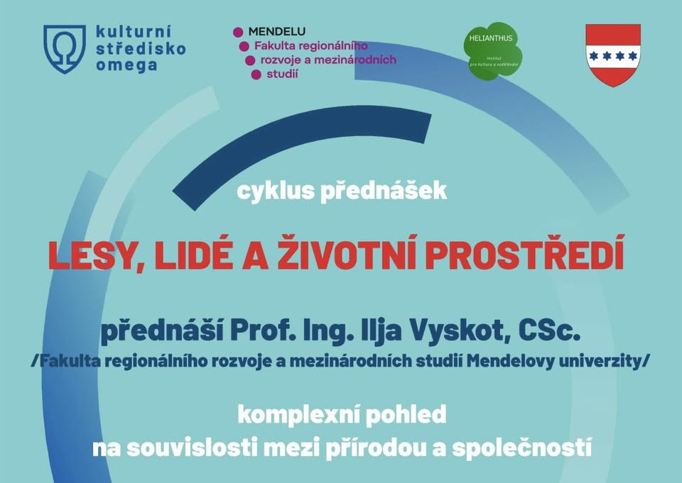 LESY, LIDÉ A ŽIVOTNÍ PROSTŘEDÍ, cyklus přednášek, téma: Funkce lesů v životním prostředí