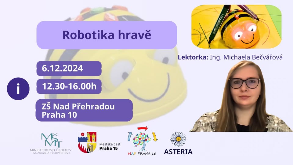 seminář "Robotika hravě" 🤖 Praha 10
