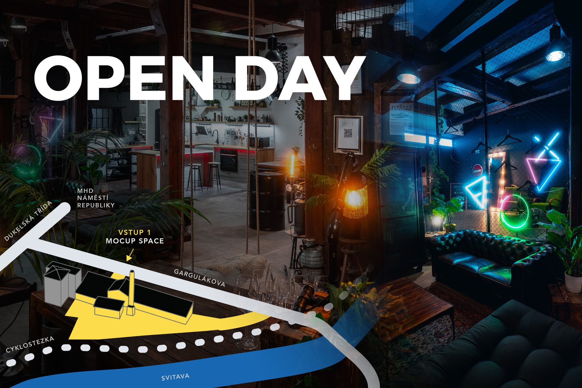 🎈 OPEN DAY v MOCUP. SPACE 🎈