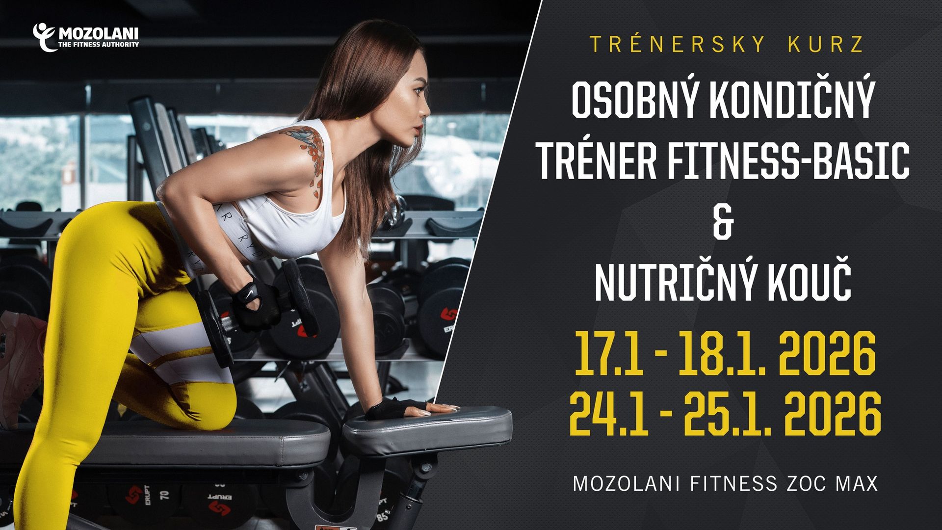Osobný kondičný tréner fitness