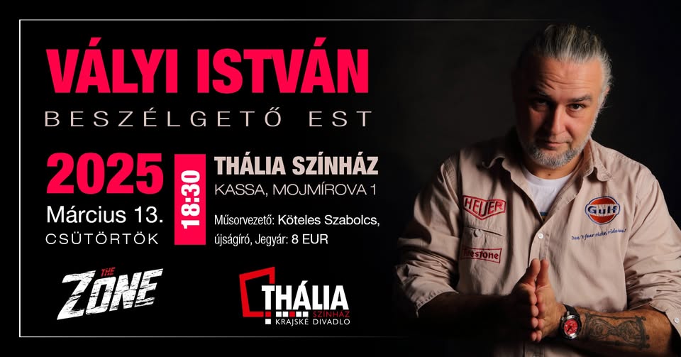 Vályi István beszélgető est - KASSA | TELTHÁZ