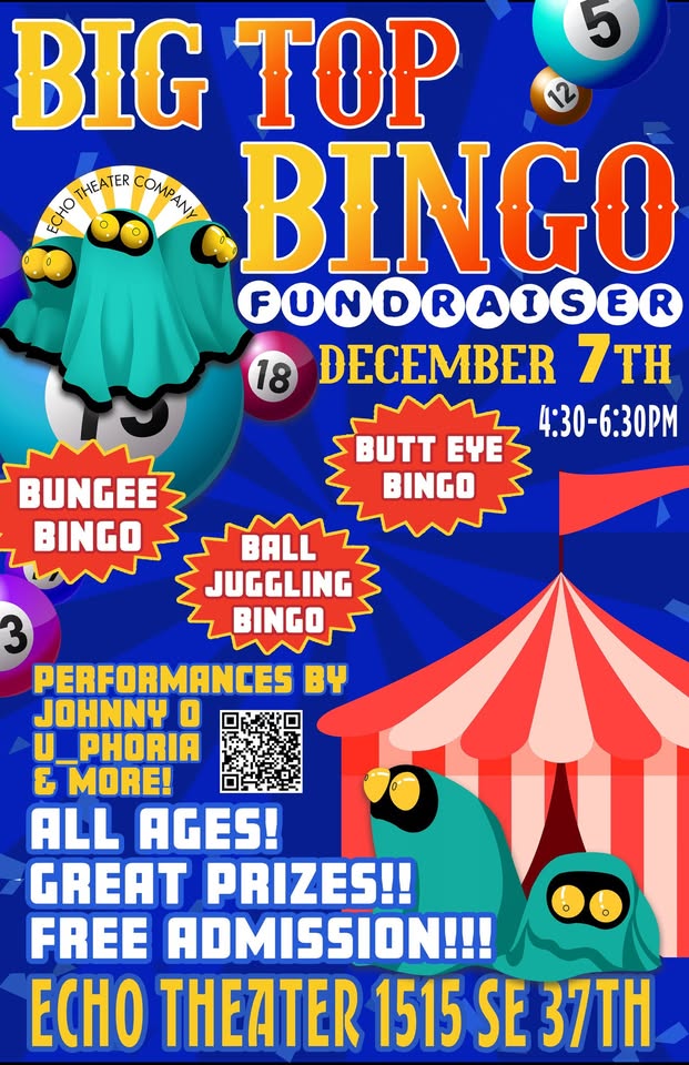Big Top Bingo Fundraiser for Echo Theater PDX