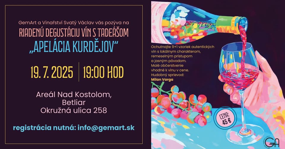 Riadená degustácia vín "Apelácia Kurdějov"