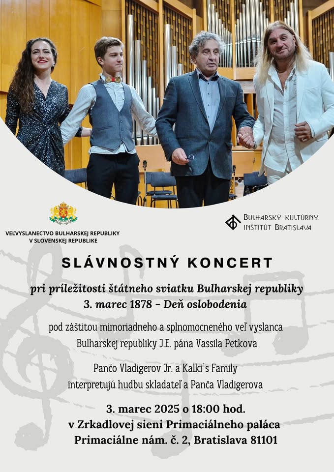 Pančo Vladigerov Jr. a Kalki´s Family interpretujú  hudbu Panča Vladigerova
