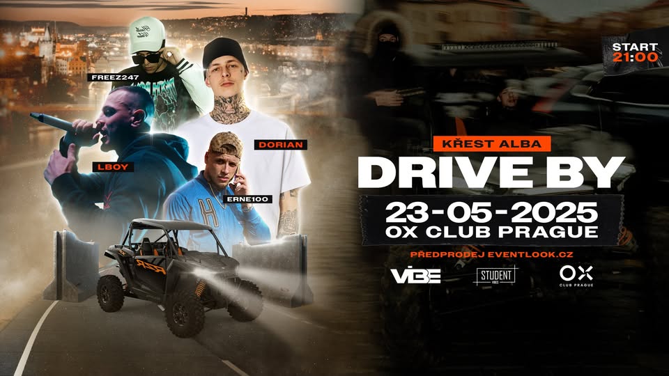 KŘEST ALBA DRIVE BY - DORIAN, LBOY, ERNE100, FREEZ247 - PRAHA OX 23.5