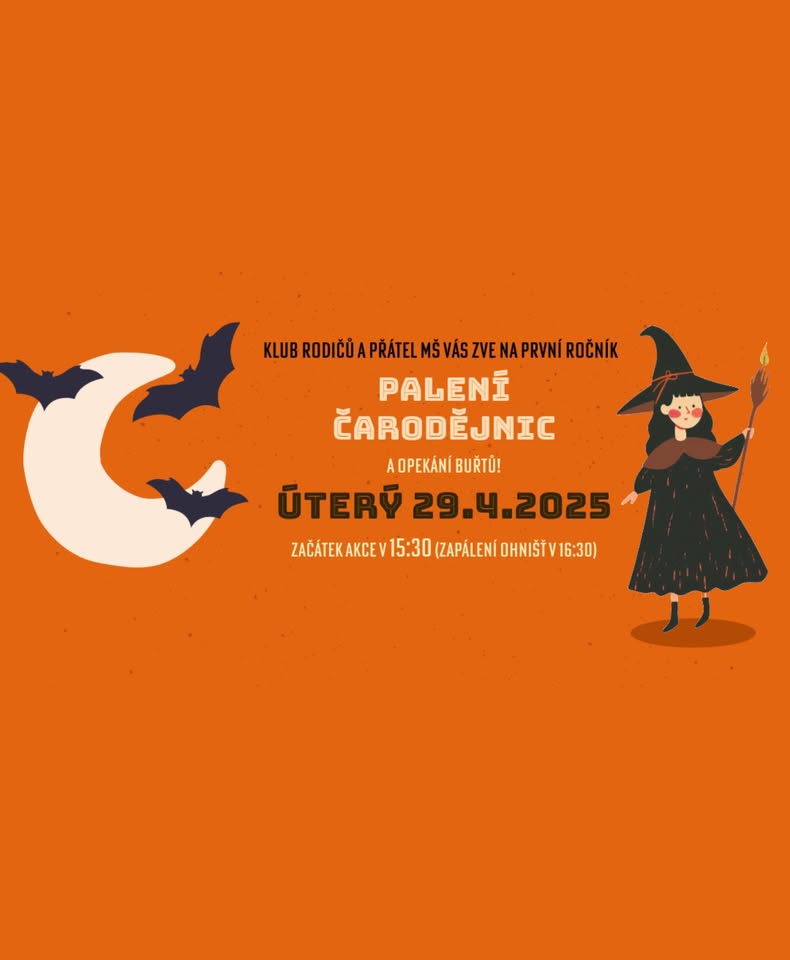 Pálení čarodějnic v MŠ za Nadýmačem