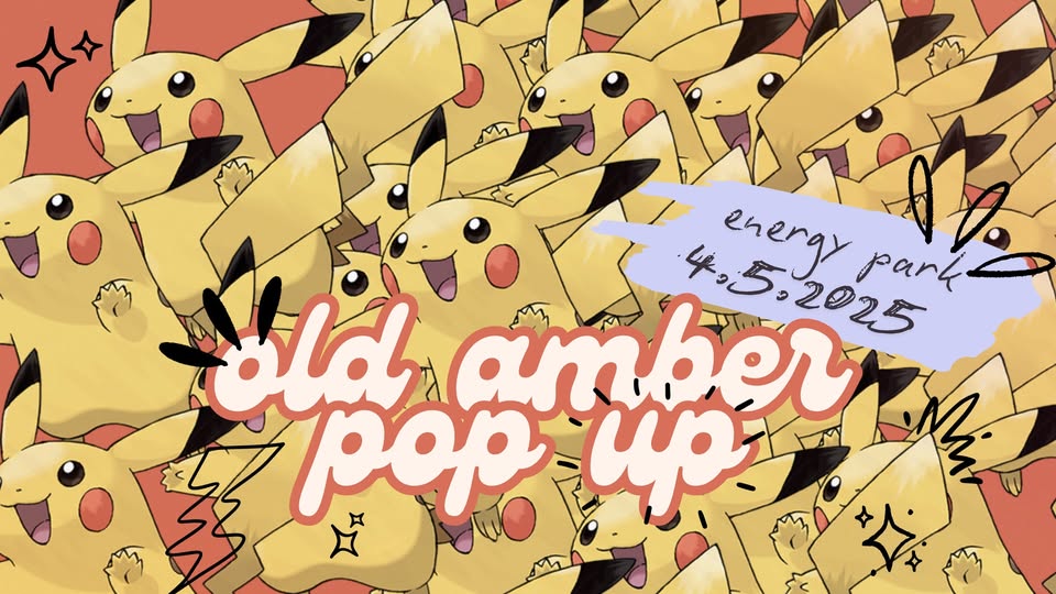 Old Amber Pokemon Pop-up (Energy Pub Riegrovy sady)