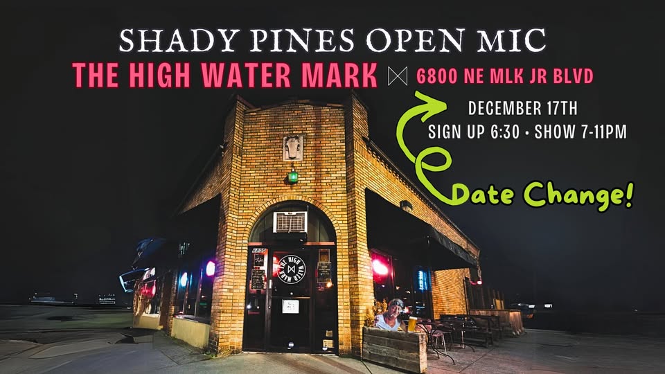 Shady Pines Open Mic: Bandstand Edition + date change!