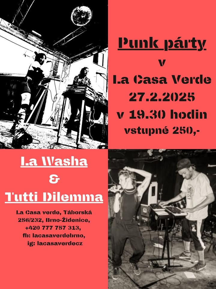 Punk party v La Casa Verde