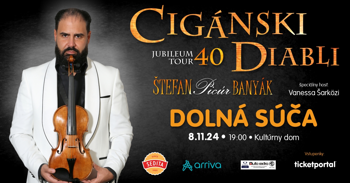 CIGÁNSKI DIABLI - JUBILEUM TOUR 40 | Dolná Súča