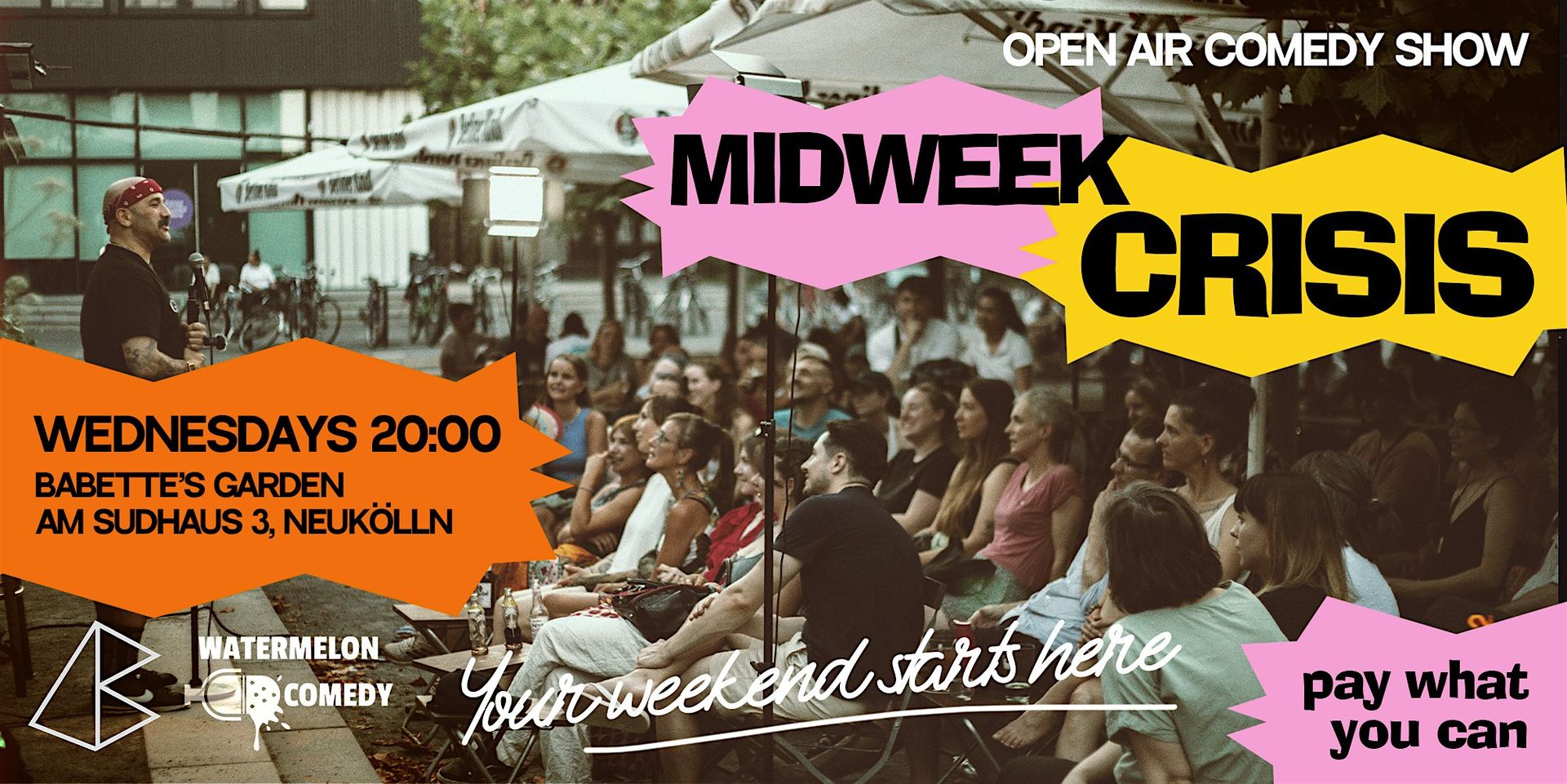 Midweek Crisis: Open-Air Comedy in English