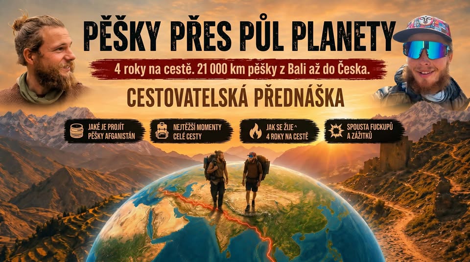 VAGABUNDI NA CESTÁCH – PĚŠKY PŘES PŮL PLANETY: Z BALI DO ČESKA