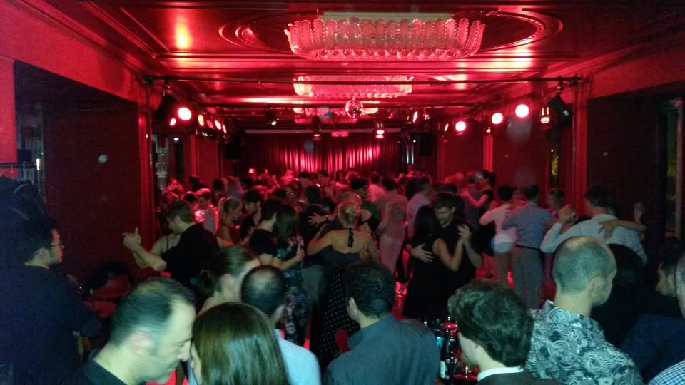 Tango night in the Red Salon of the Volksbühne Berlin-Mitte