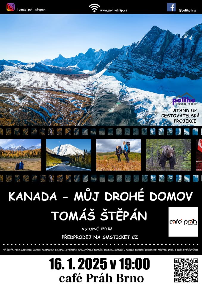 Brno - Café Práh - Kanada / listky - smsticket - ZMĚNA TERMÍNU!!!!