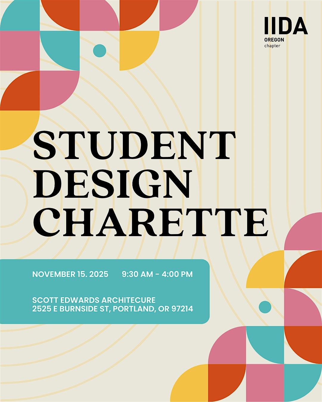IIDA Oregon - Local Student Charette