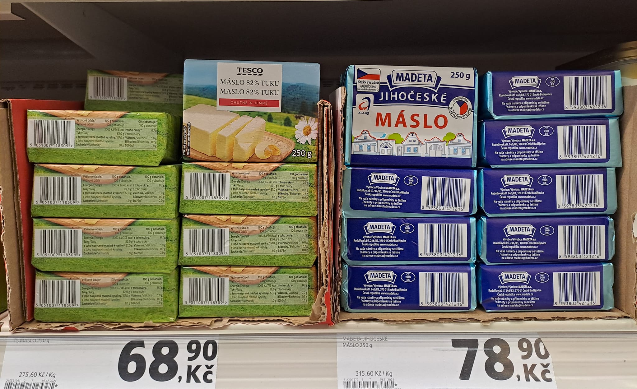 Máslo za 49,- Kč / právní stát šetří peníze