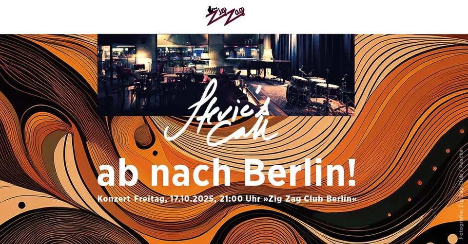 Konzert »Stevie´s Call – The Jazz of Stevie Wonder« im »Zig Zag Club Berlin«