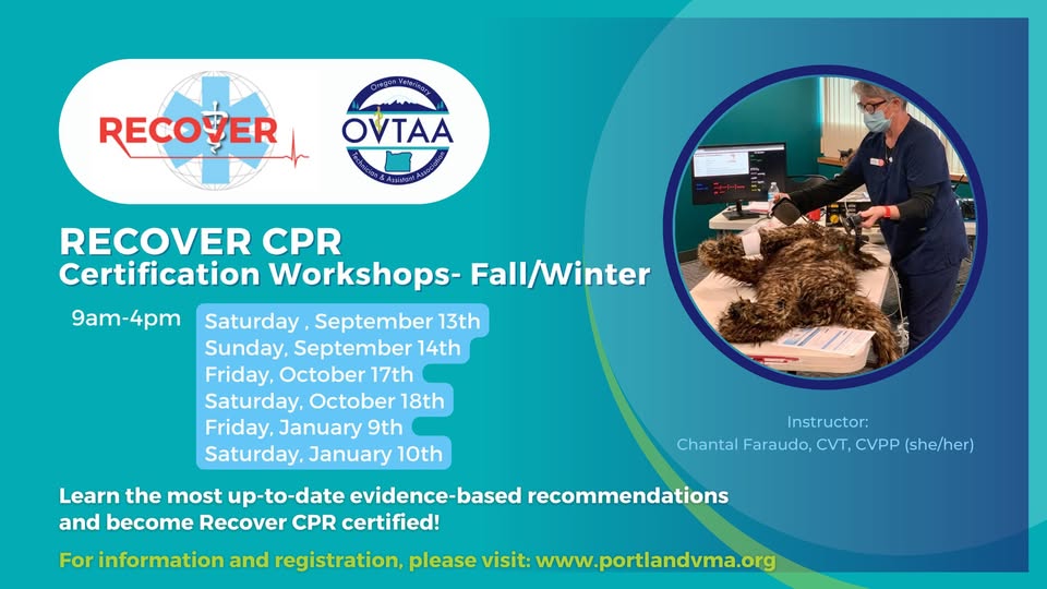 OVTAA RecoverCPR Certification Workshops