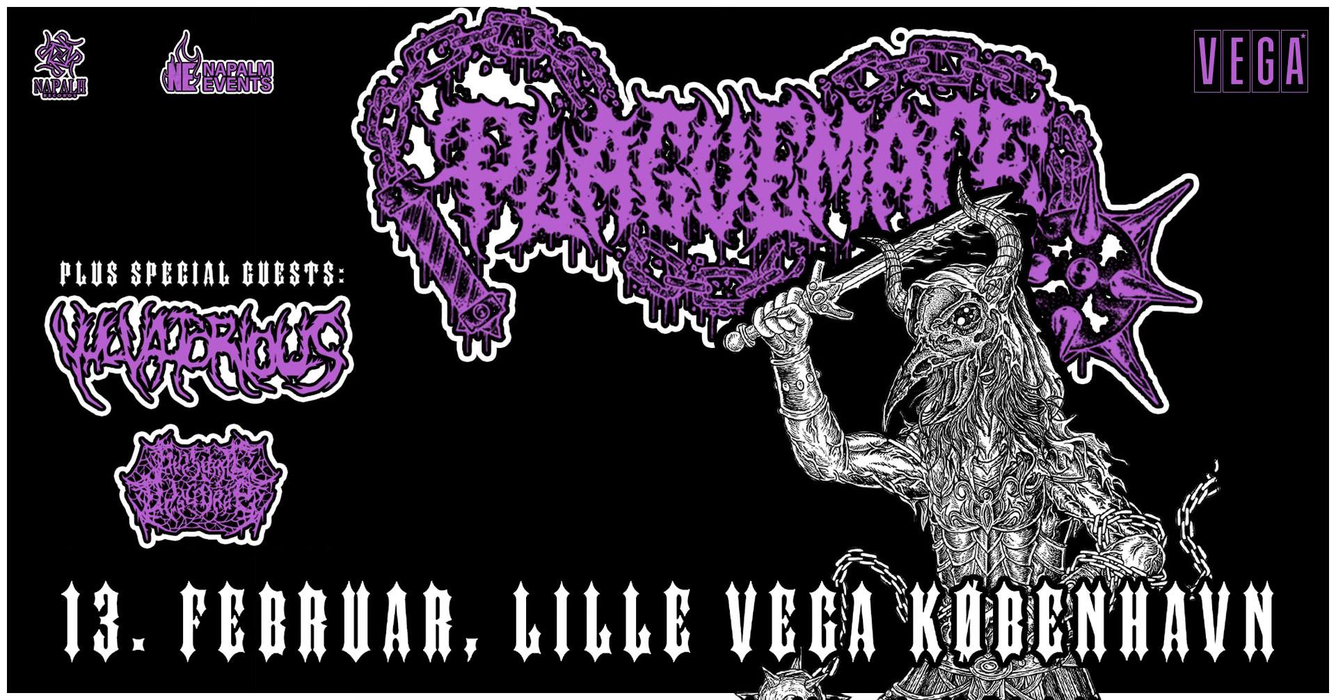 Plaguemace [Support: Vulvatorious + Guttural Disgorge] - VEGA - Få billetter!