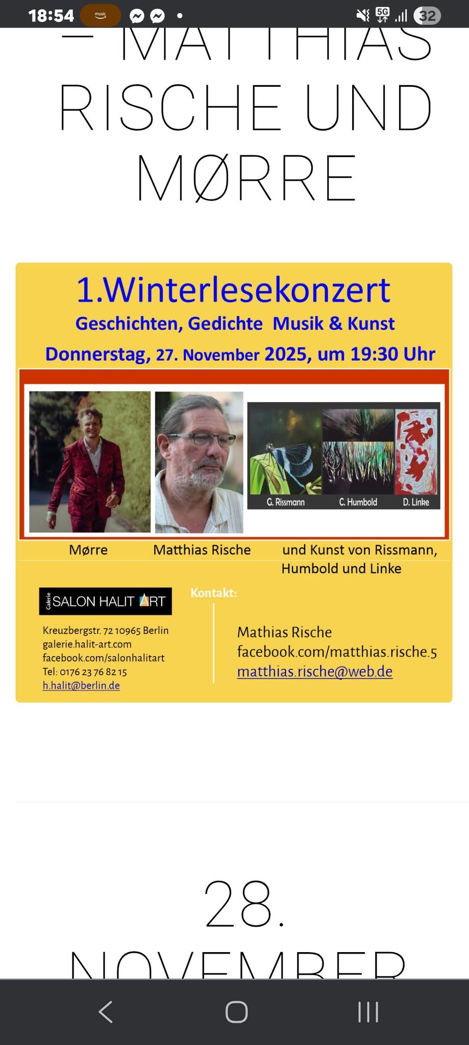 1. Winterlesekonzert