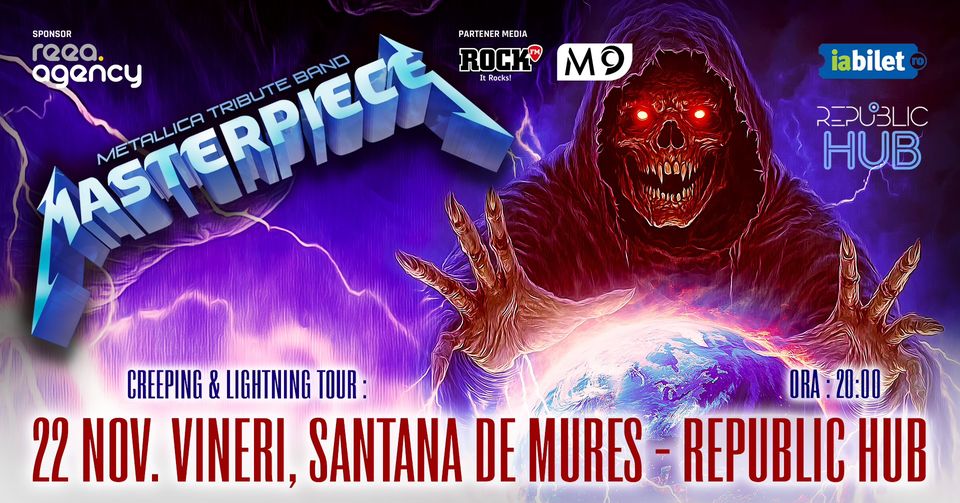 Masterpiece - Metallica tribute band Live @ Republic HUB- Sântana de Mureș