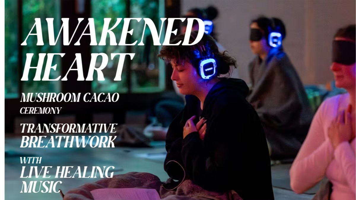 🫶 Transformative Breathwork & Mushroom Cacao with Live Healing Music