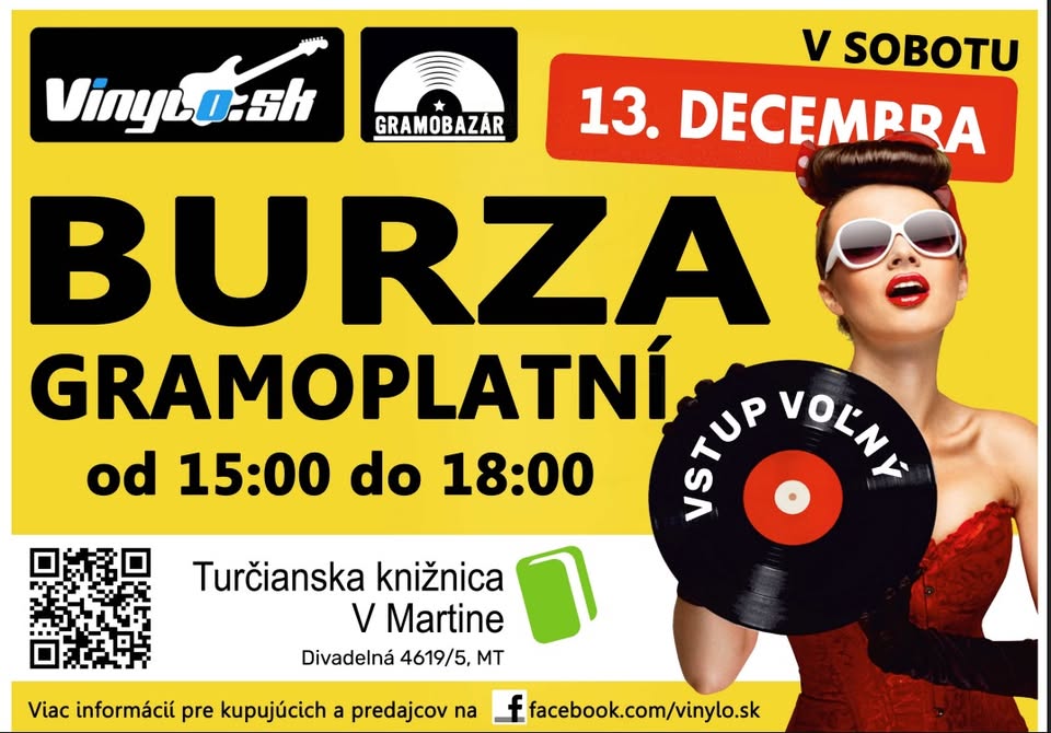 Vianočná Burza LP platní v Martine