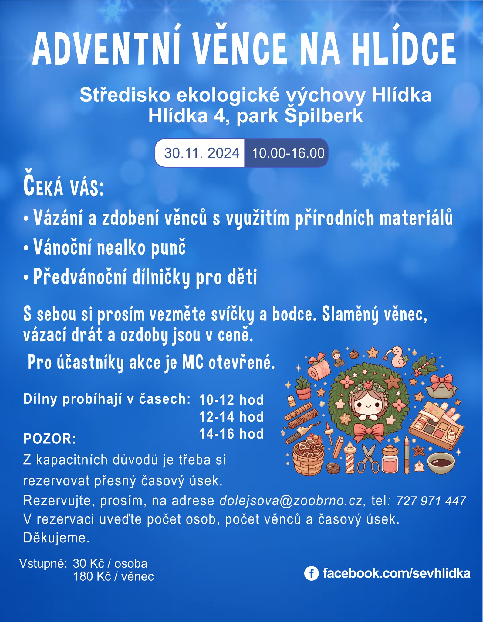 Výroba adventních věnců