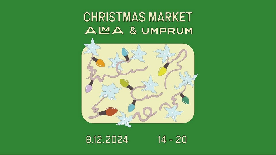 VÁNOČNÍ ALMA MARKET x UMPRUM