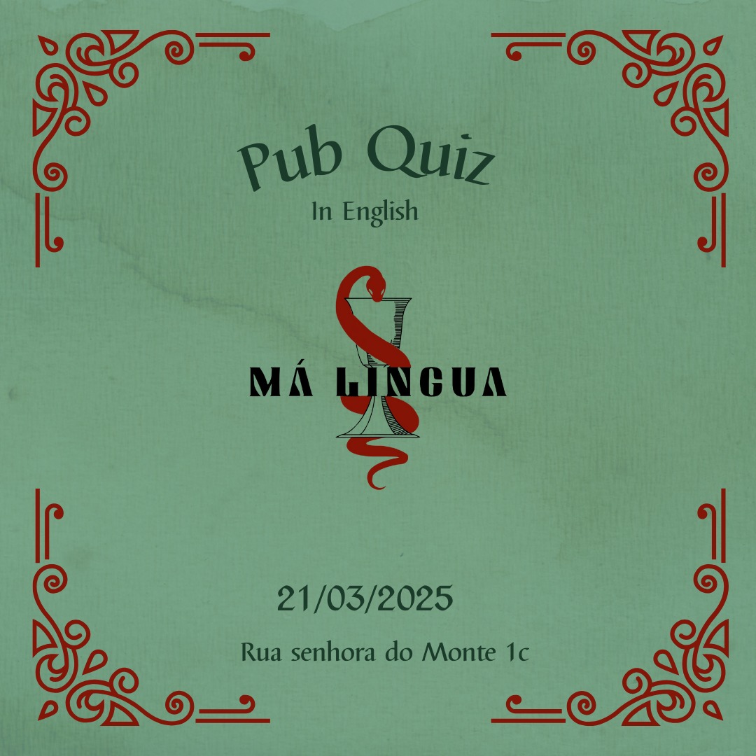 Pub Quiz at Má Língua, Graça!