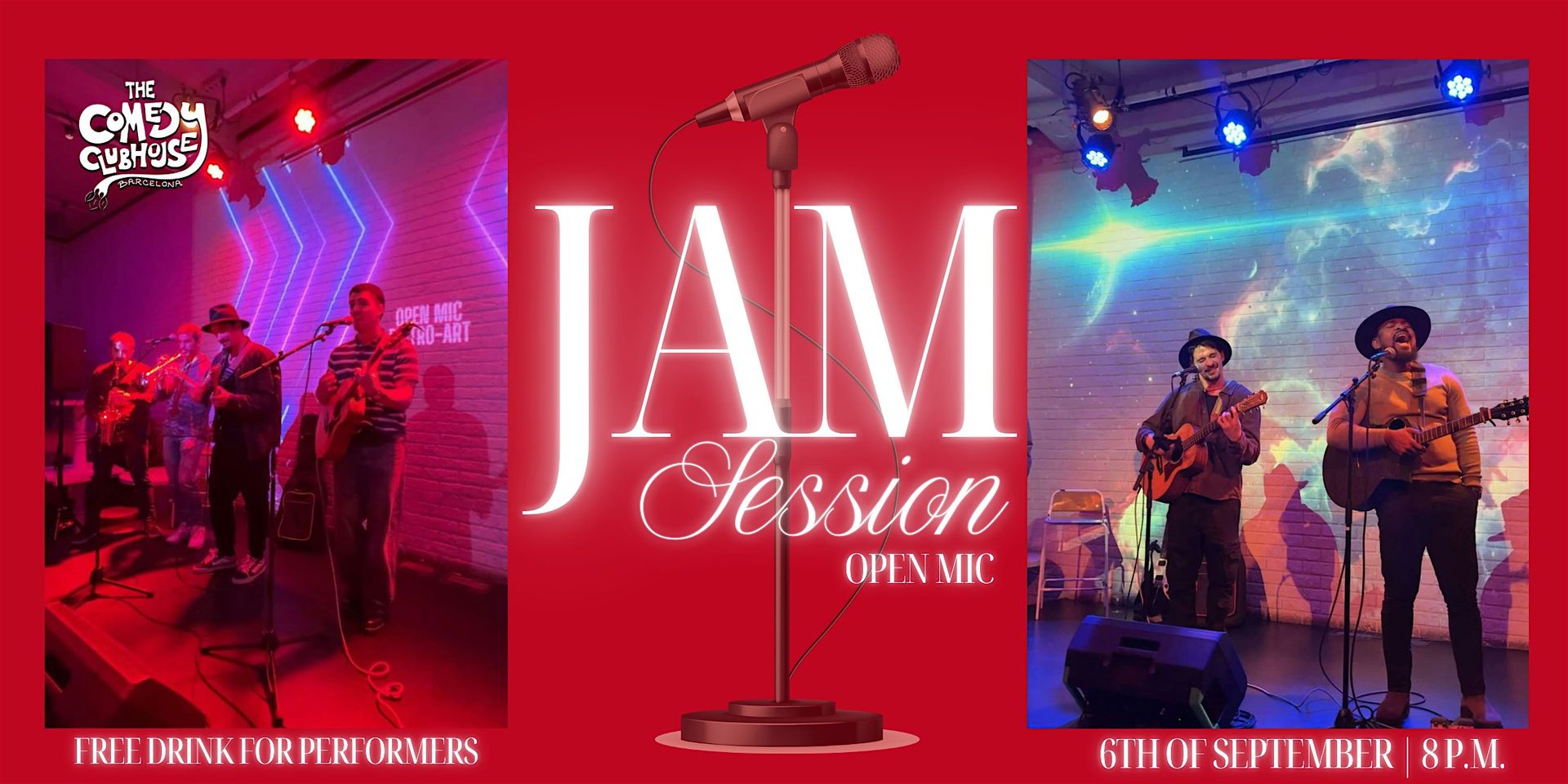 LIVE MUSIC & Social Night JAM SESSION | OPEN MIC  |Free Drinks