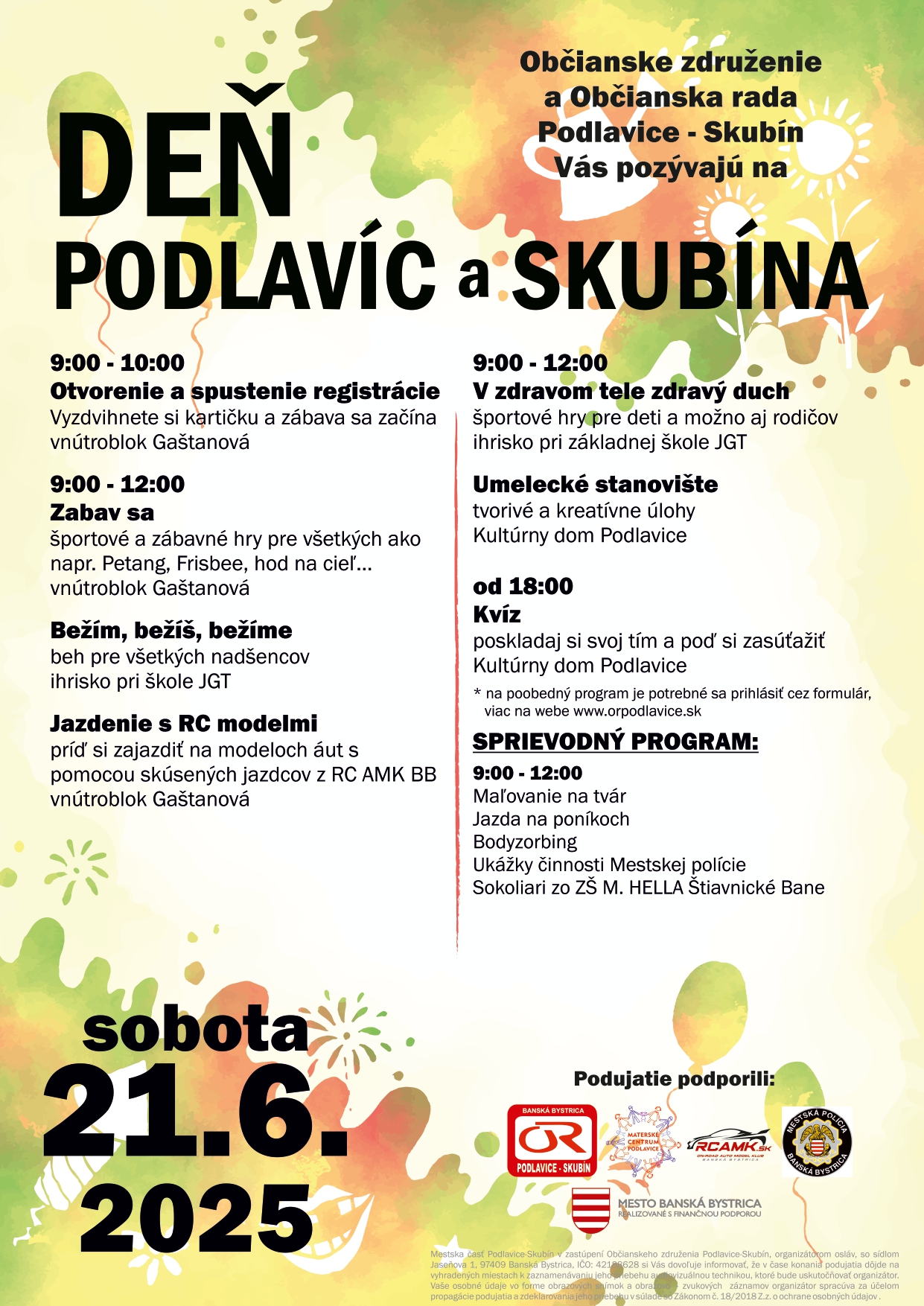 Deň Podlavíc a Skubína