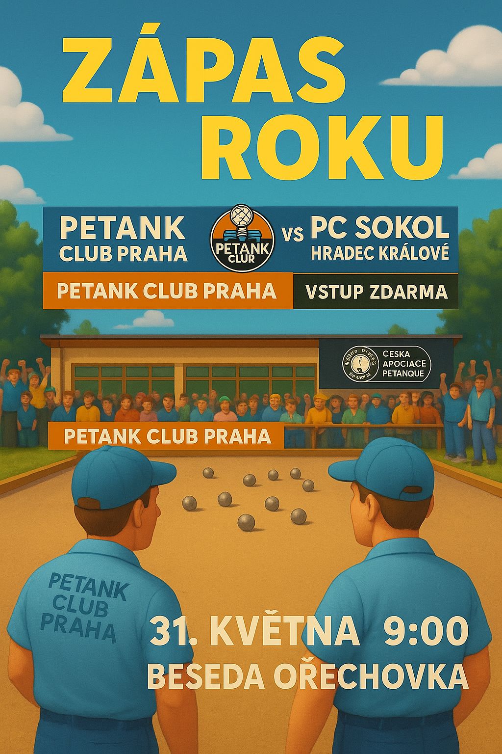 Semifinále 1. Ligy. Petank Club Praha VS Hradec Králové