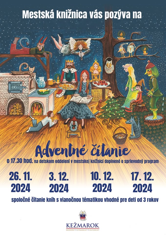 ADVENTNÉ ČÍTANIE V MESTSKEJ KNIŽNICI